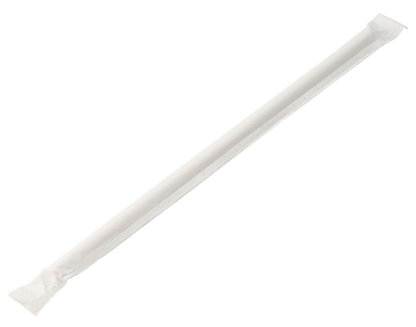 Paper Wrapped White Straw 8